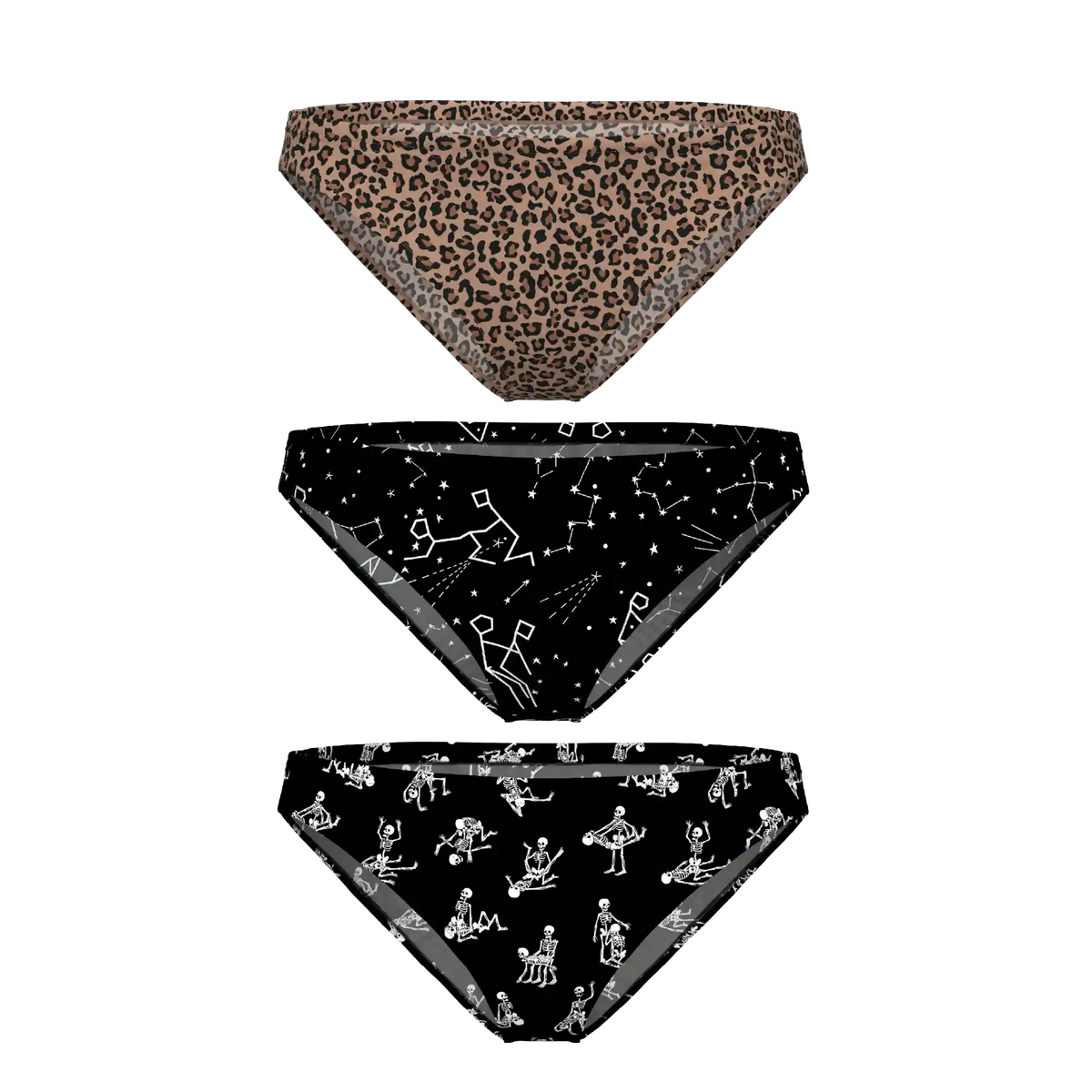 The Naughty Bests | Bikini Underwear 3 Pack