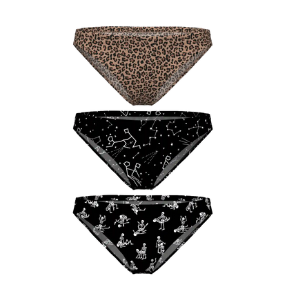 The Naughty Bests | Bikini Underwear 3 Pack