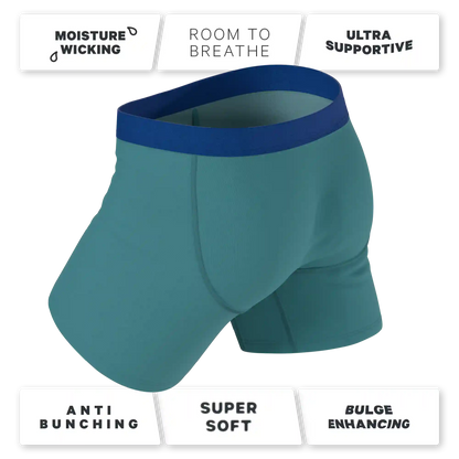 The Curacao | Teal Ball Hammock® Pouch Underwear