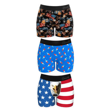 The Independance | Women’s Boxers 3 Pack