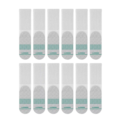 The Cloud 9 | Heel Hammock™ Crew Socks 12 Pack