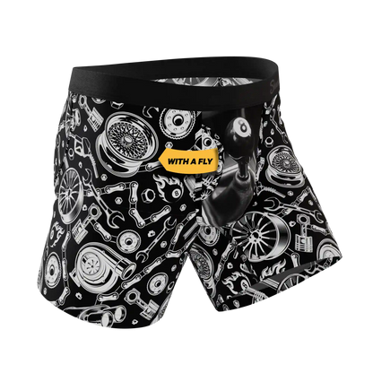 The Checkered Past | Ball Hammock® Pouch Boxer Briefs with Fly 3 Pack