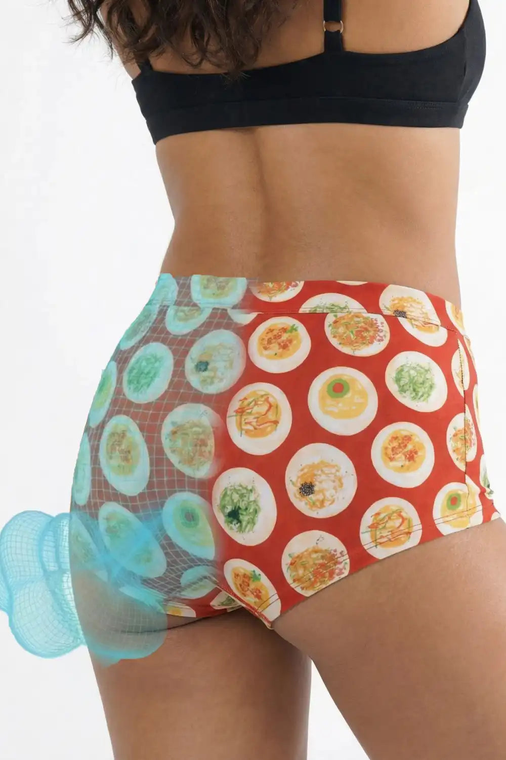 The Eggstasy | Deviled Egg Fart Proof Boyshort Underwear
