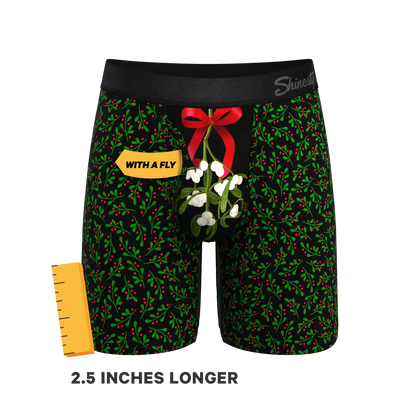 The Kiss Me There | Mistletoe Ball Hammock® Boxer - Long Leg