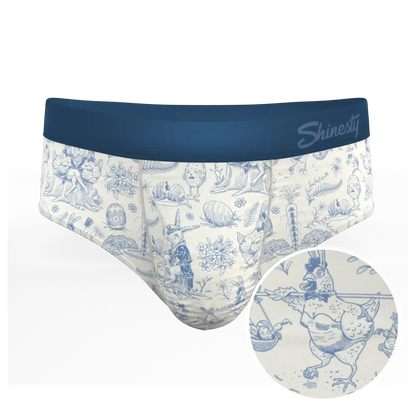 The Hot Cottontail | Easter Toile Ball Hammock® Pouch Underwear Briefs