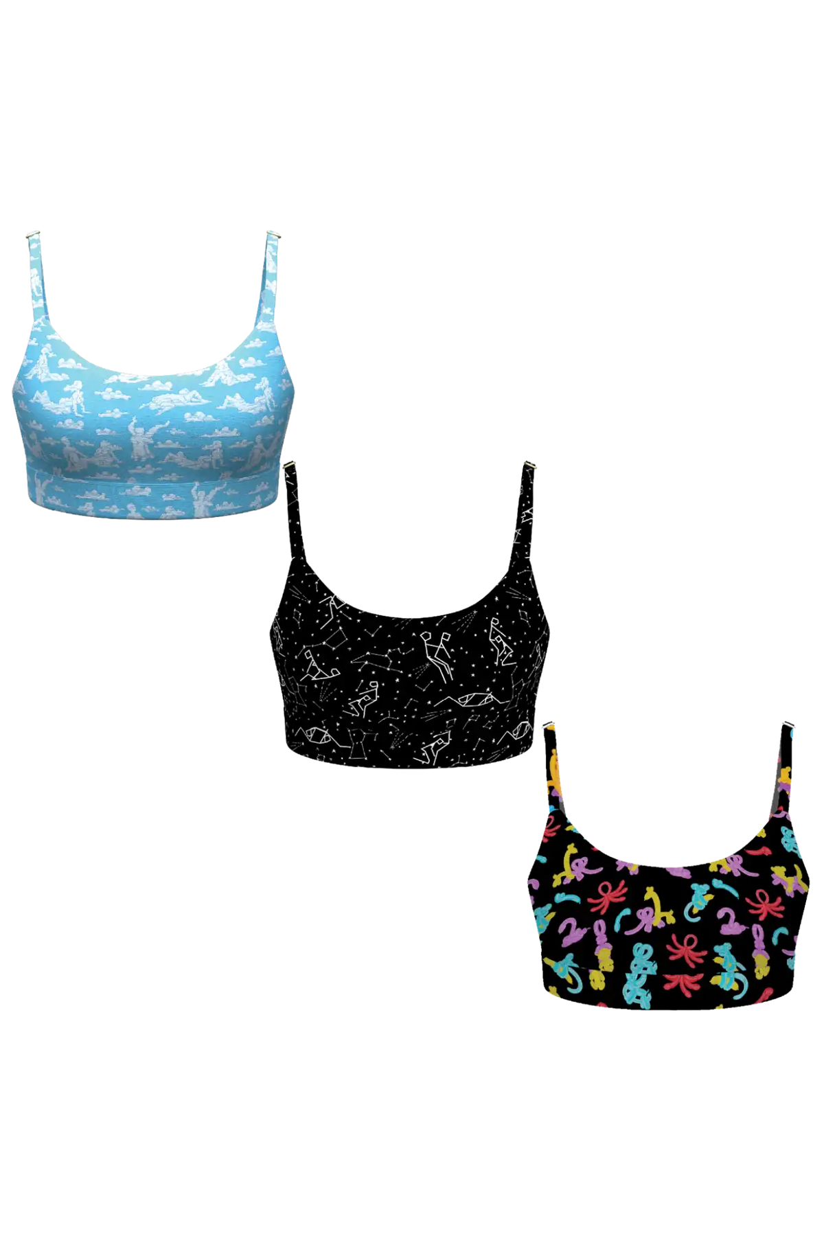 The Naughty Variety | Women's Boob Hammock™ Bralette 3 Pack