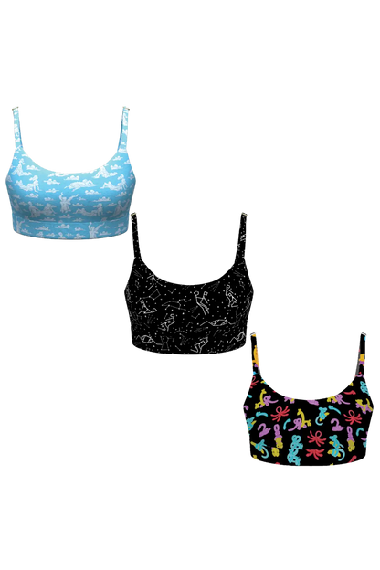 The Naughty Variety | Women's Boob Hammock™ Bralette 3 Pack