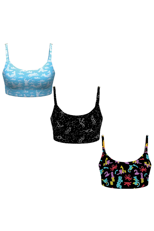 The Naughty Variety | Women's Boob Hammock™ Bralette 3 Pack