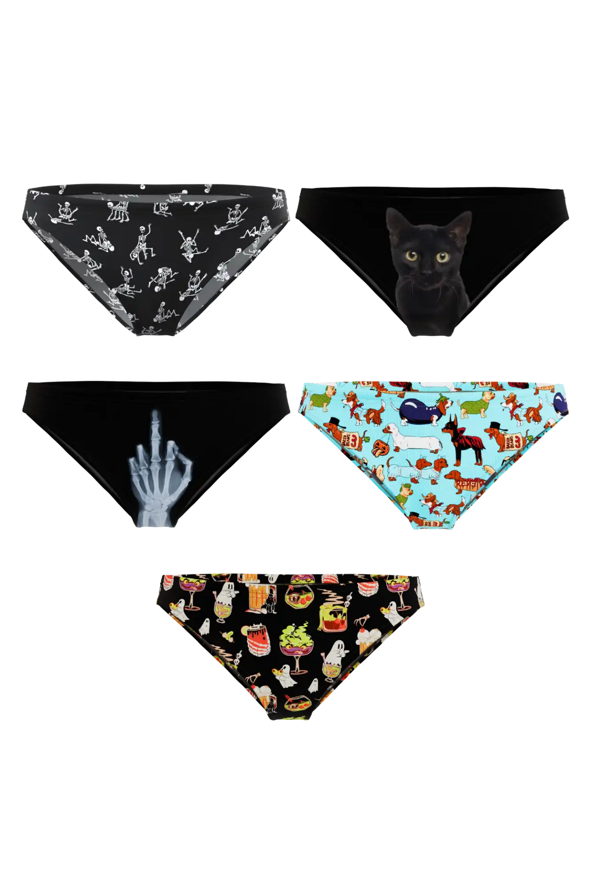 The Halloweird | Bikini Underwear 5 Pack