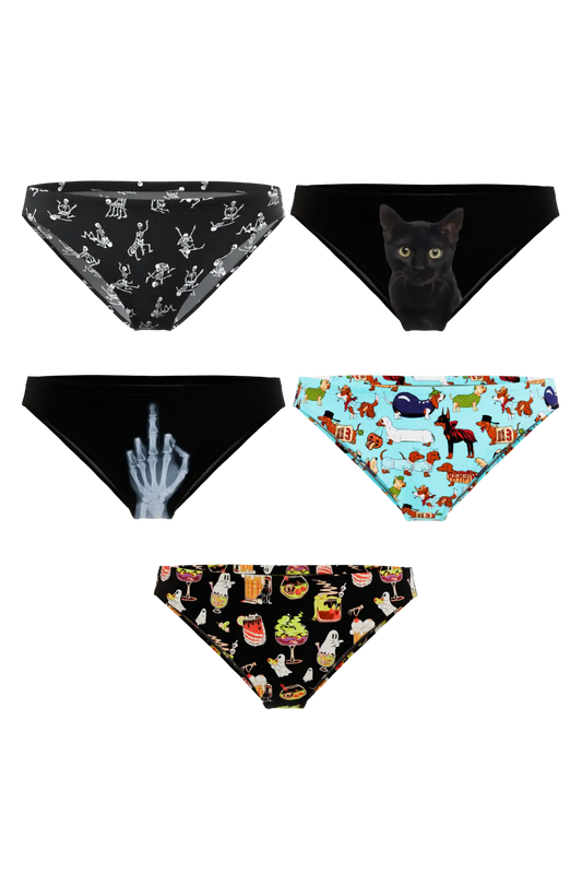The Halloweird | Bikini Underwear 5 Pack