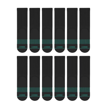 The Threat Level Midnight | Heel Hammock™ Crew Socks 12 Pack