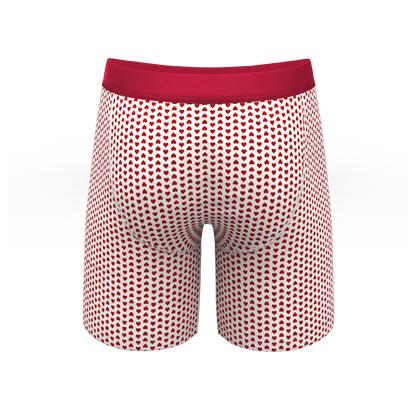 The Date Night | Valentine's Day Bow Ball Hammock® Boxer - Long Leg
