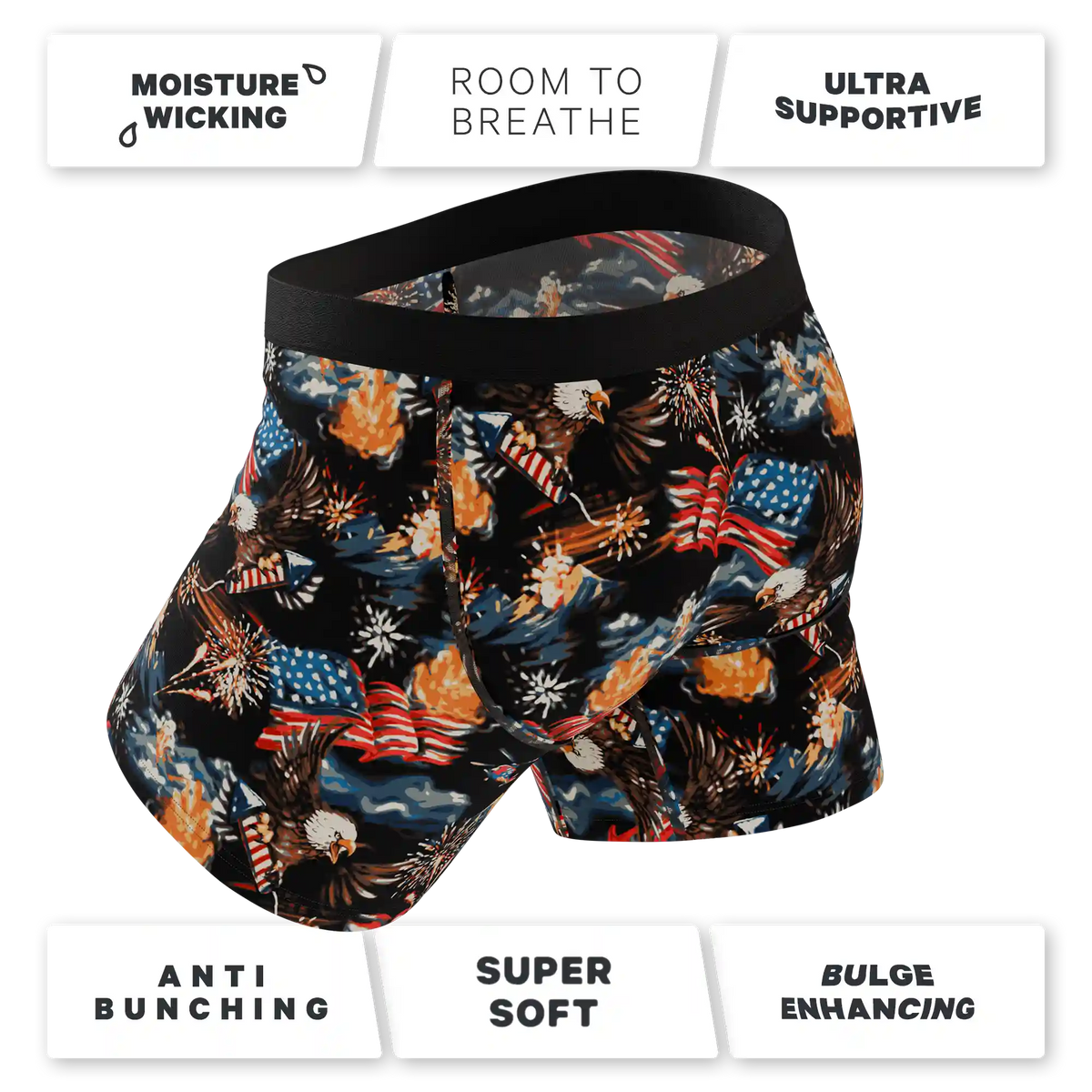 The Declaration | Americana Eagles Ball Hammock® Pouch Underwear
