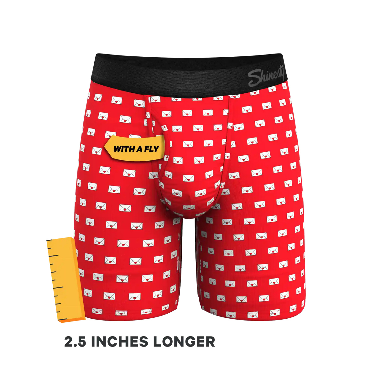 The Secret Admirer | Valentines Letters Ball Hammock® Boxer - Long Leg