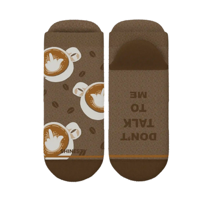 The Caf-fiend | Coffee Heel Hammock™ Ankle Socks