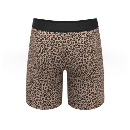 The Wild Cat | Leopard Print Ball Hammock® Boxer - Long Leg