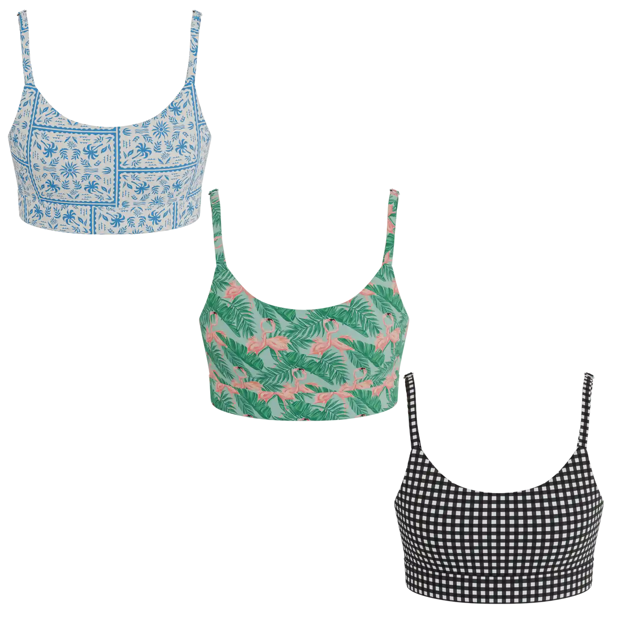 The Vacation Vices | Boob Hammock™ Scoop Bralette 3 Pack
