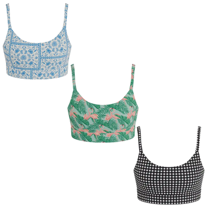 The Vacation Vices | Boob Hammock™ Scoop Bralette 3 Pack