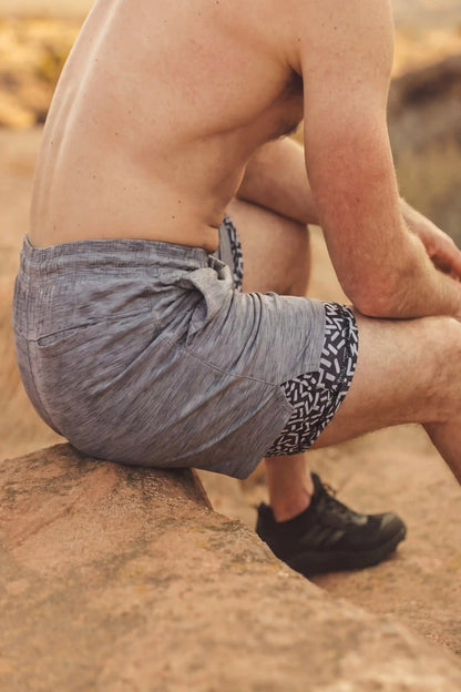 The Junk Trunks | Grey Ball Hammock® 5 Inch Athletic Shorts