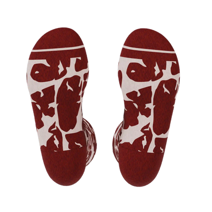 The Tomahawk | Marbled Meat Heel Hammock™ Crew Socks