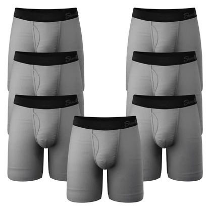 The 50 Shades | Long Leg Ball Hammock® Pouch Underwear With Fly 7 Pack