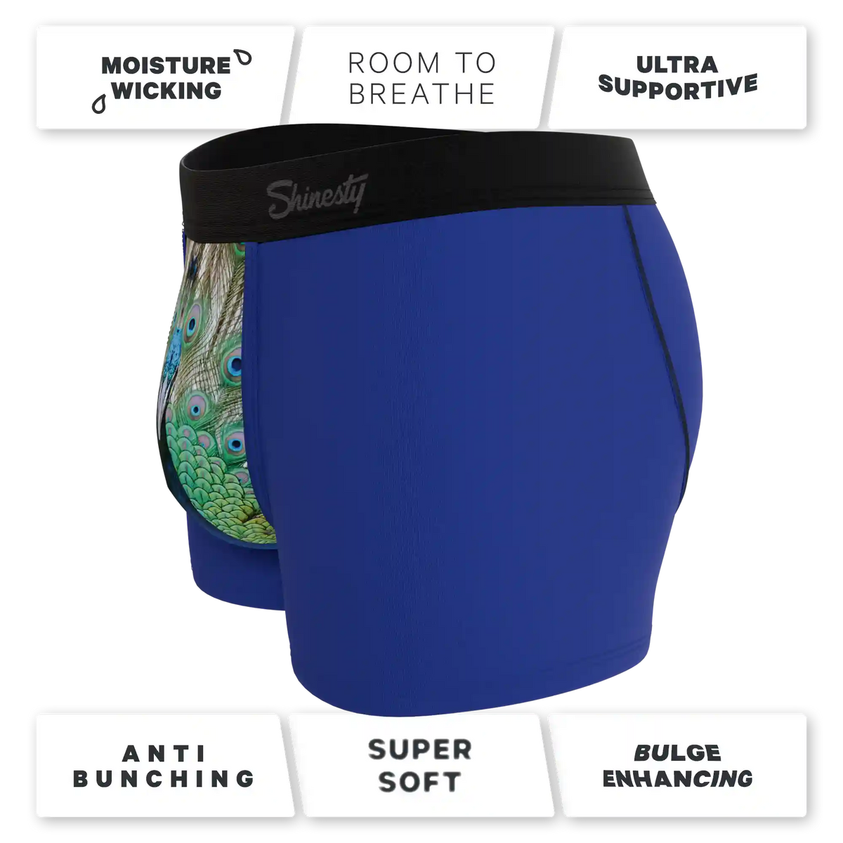 The Fancy Feather | Peacock Ball Hammock® Pouch Trunks Underwear