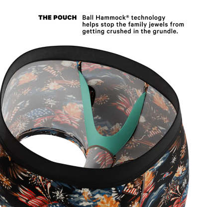 The Declaration | Americana Eagles Ball Hammock® Pouch Trunks Underwear
