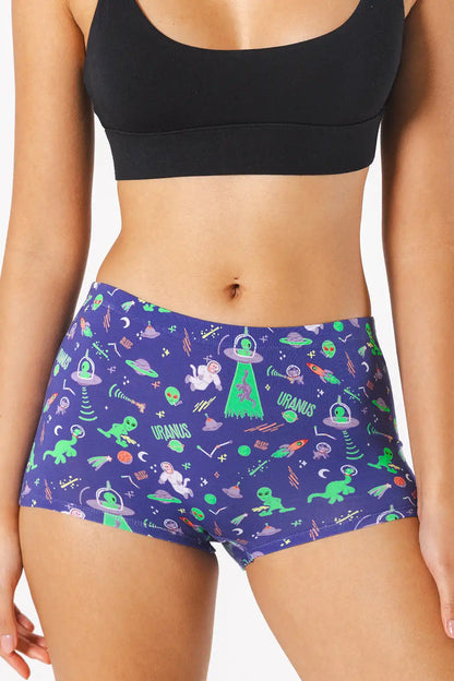The Sensual Abduction | Alien Modal Boyshort Underwear