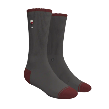 The Vino | Wine Heel Hammock™ Crew Socks