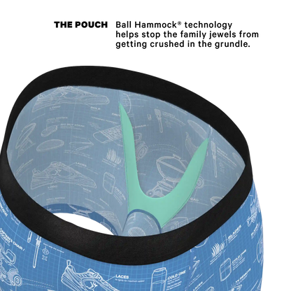 The Man With A Plan | Blueprint Ball Hammock® Pouch Underwear