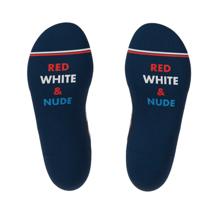 The Grand Finale | USA Camouflage Heel Hammock™ Ankle Socks