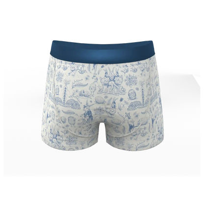 The Hot Cottontail | Easter Toile Ball Hammock® Pouch Trunks Underwear