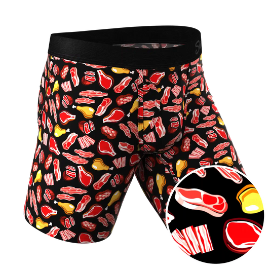 The Juicy Loins | Meat Ball Hammock® Boxer - Long Leg