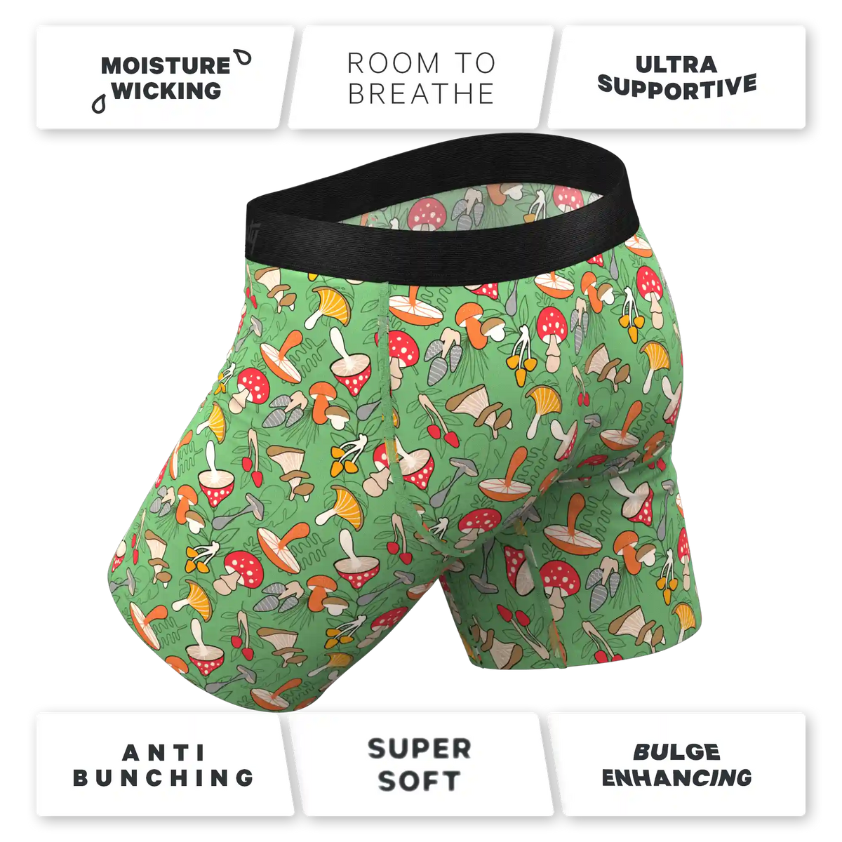 The Trip Advisor | Mushroom Ball Hammock® Boxer - Long Leg