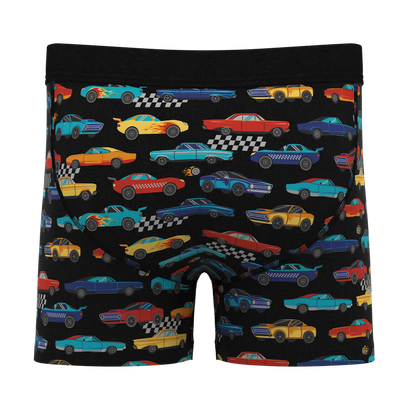 The Start Your Engines | Racecar Youth Boxer Briefs