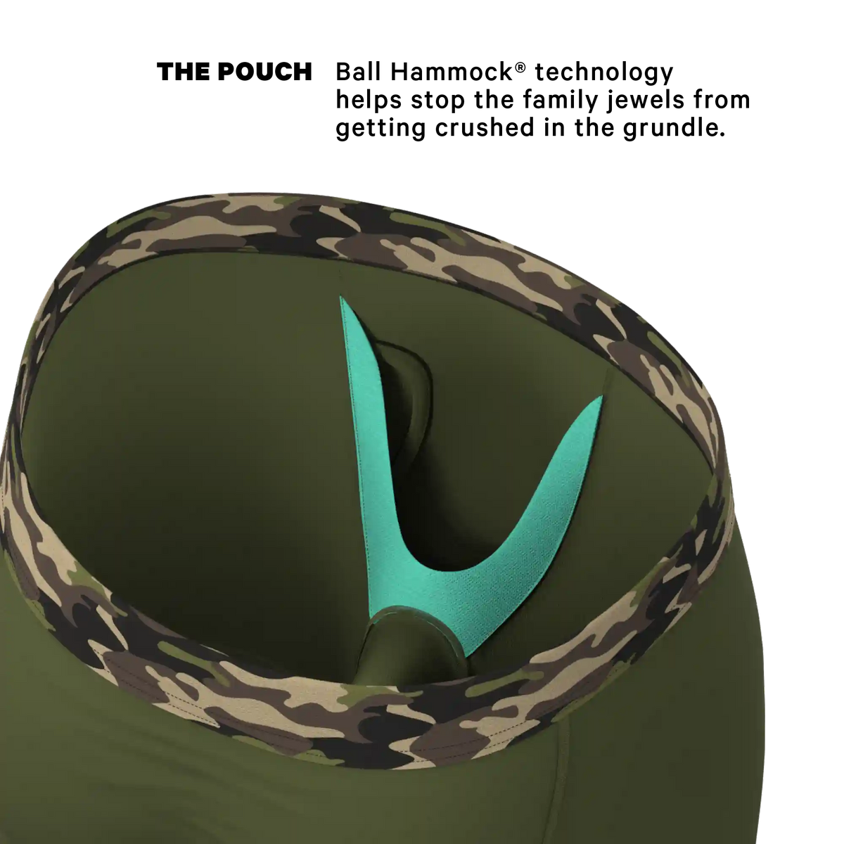The Reinforcement | Tonal Camo Ball Hammock® Boxer - Long Leg