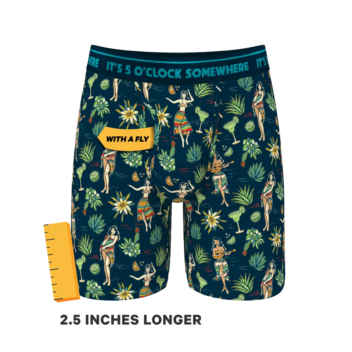 The Lost Shaker of Salt | Shinesty x Margaritaville® Ball Hammock® Boxer - Long Leg