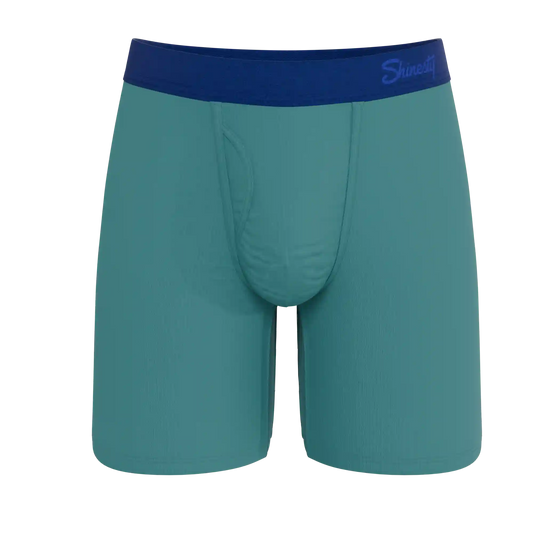 The Curacao | Teal Ball Hammock® Boxer - Long Leg