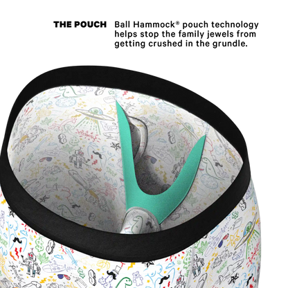 The Daily Detention | Doodle Ball Hammock® Boxer - Long Leg