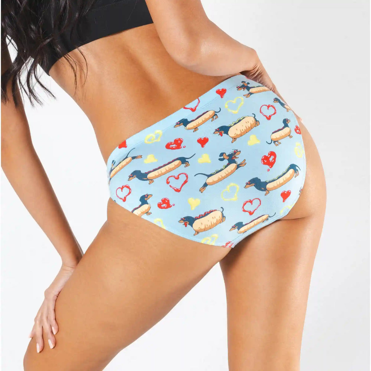 The Lovely Wiener | Wiener Dogs Modal Bikini Underwear