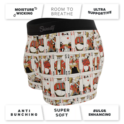 The Bottomless Blackjack | Vintage Playing Cards Ball Hammock® Pouch Trunks Underwear