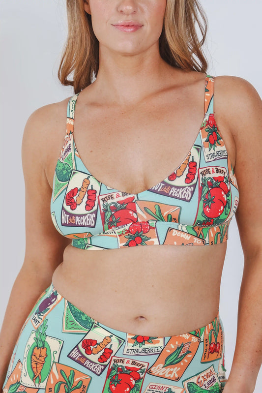 The Need For Seed | Seed Packet Boob Hammock™ Plunge Bralette