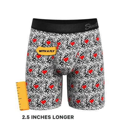 The Scan Me | QR Code Ball Hammock® Boxer - Long Leg