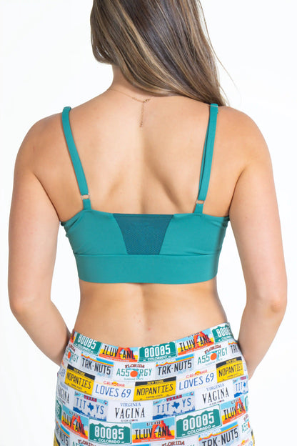 The Young Grasshopper | Green paradICE™ Boob Hammock™ Cooling Bralette