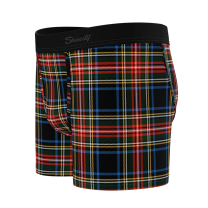 The Cappuccino | Holiday Tartan Plaid Youth Boxer Briefs