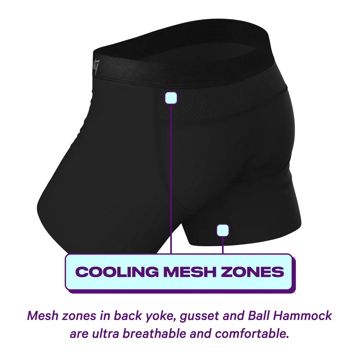 The About This Long | Lady Hands paradICE™ Cooling Ball Hammock® Underwear