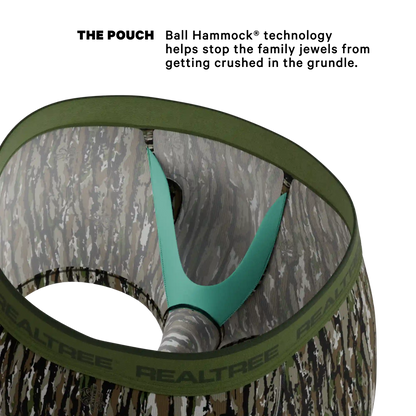 The Barking Up | Realtree x Shinesty Bark Camouflage Ball Hammock® Pouch Trunks Underwear
