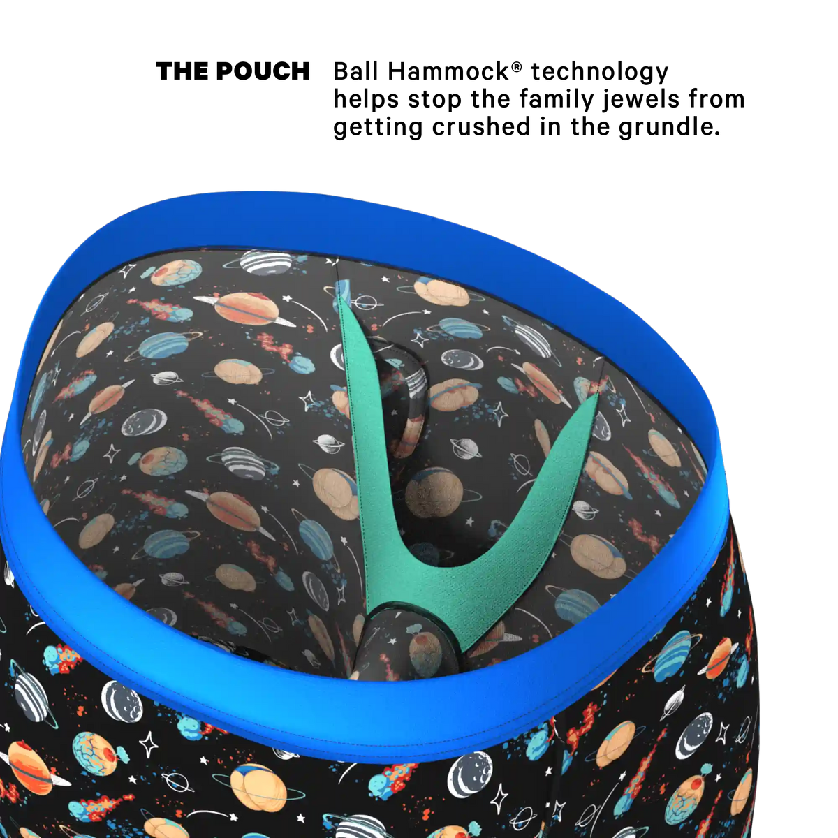 The Personal Space | Outer Space Ball Hammock® Boxer - Long Leg