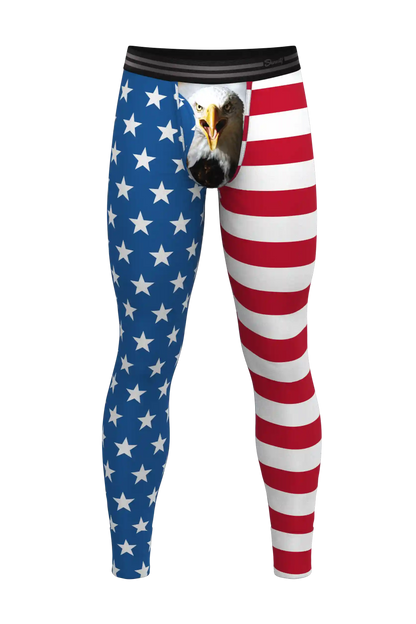 The Mascot | American Flag Ball Hammock® Long Johns