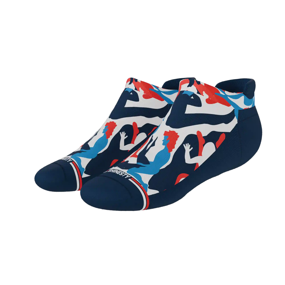 The Grand Finale | USA Camouflage Heel Hammock™ Ankle Socks